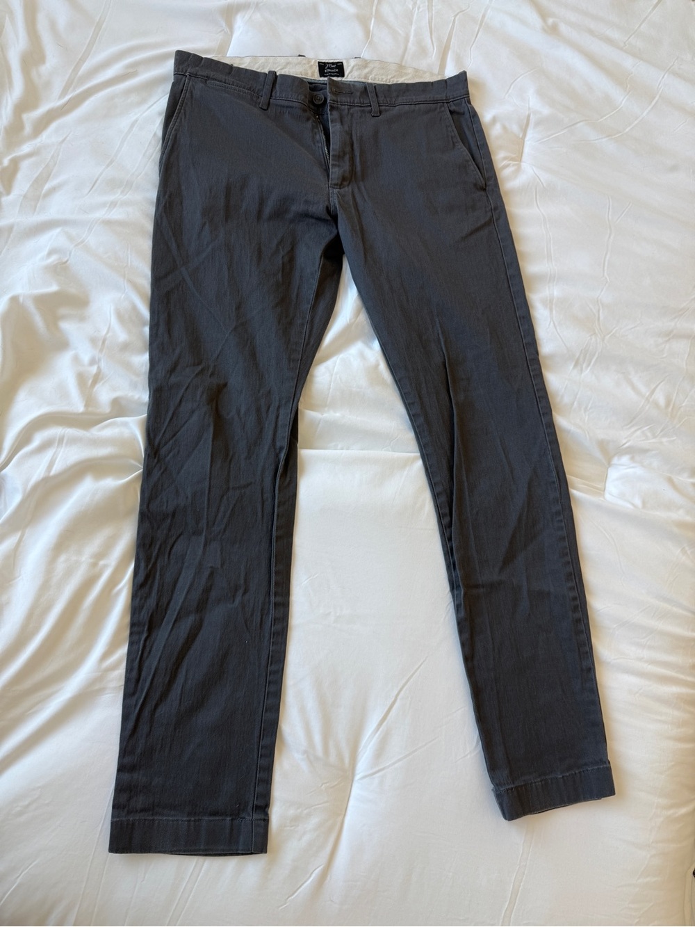 J. Crew Slim Men's Chinos in Dark Gray